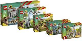 New LEGO Jurassic Park Sets announced for 30 Year Anniversary