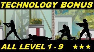 Vector Full - All Level 1 - 9 Technology Park Bonus Classic Mode HD (All 3 Stars) Happy Ending !?