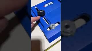 Must Have Tool for Furniture Makeovers l Kreg Hardware Jig for Drilling New Hardware Holes