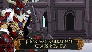 AQW Frostval Barbarian Class Review | A good farming class?