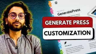 GeneratePress Theme Customization ( Step By Step Guide 2024)