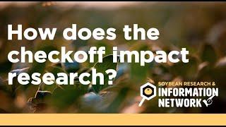 How does the checkoff impact research?