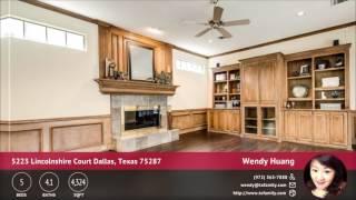 5223 Lincolnshire Court Dallas, Texas 75287 | Marketing Ideas for Realtors | QuickTours.net