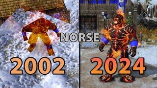 22 YEARS LATER... Age of Mythology Retold NORSE UNITS GRAPHICS COMPARISON - NORSE UNITS