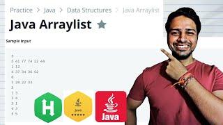 HackerRank | Java | ArrayList | Certification | Gold Badge