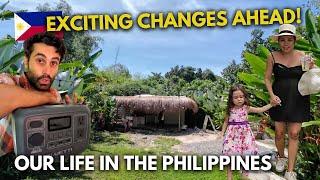 Extending Our Outdoor Kitchen! New Plans for Our Life in the Philippines | New Bluetti AC2A