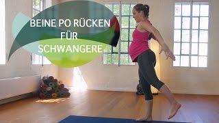 Workout für Schwangere: Beine Po Rücken // FlexibleFit