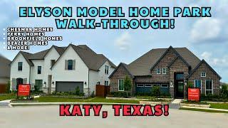 BEAUTIFUL HOMES IN KATY, TEXAS! ELYSON MODEL HOME PARK WALK-THROUGH!