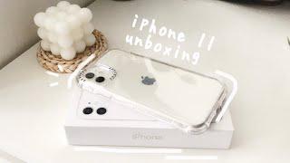 2021 Iphone 11  unboxing white 128gb (aesthetic) | Malaysia