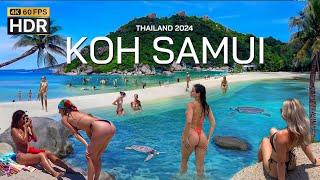  4K HDR | Walking Koh Samui | BEST Place in the World | Thailand 2024 - With Captions