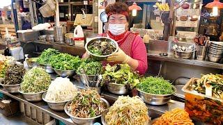 Bibimbap Korean food making! 40 years of bibimbap specialty Gwangjang Market, Korean street food