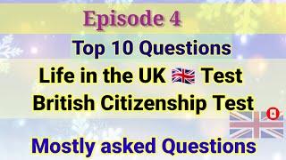 Life in the UK 2024 | Top 10 Questions | UK ILR Citizenship Test | British bano - Instant pass