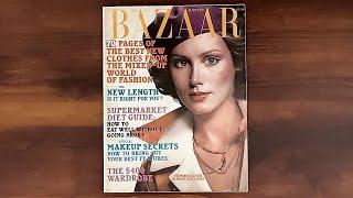 1974 February ASMR Magazine Flip Through: Harper's Bazaar Stephanie-Louise