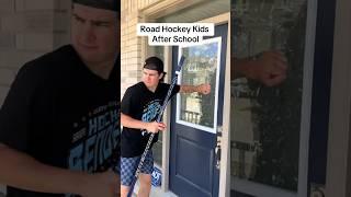 Road Hockey Kids After School... #shorts #hockey #hockeyplayers