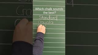 Which Chalk Sounds Best? Testing Different Chalks for #asmr #asmrsounds #hagoromo #giotto #crayola