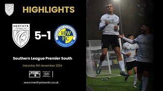 Merthyr Town 5-1 Havant & Waterlooville | Southern League Premier South 2024/25 | Highlights