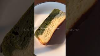 Matcha Cheesecake-Brownie