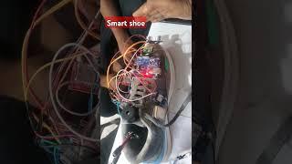 smart shoes for blind person with gps and gsm