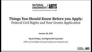 Things to Know Before You Apply: Federal Civil Rights and Your Grants Application