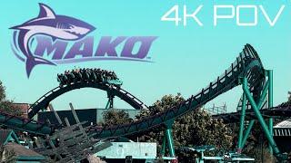 MAKO at SeaWorld Orlando – Front Row 4K POV & First Time Reaction!