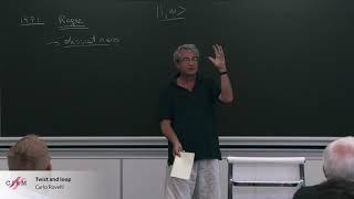 Carlo Rovelli: Twist and loop