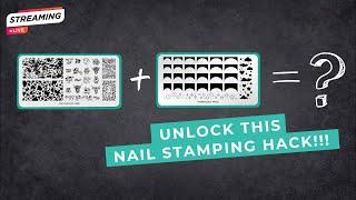   DOUBLE STAMPING - DIY Nail Stamping Game Changer!  | Maniology LIVE!