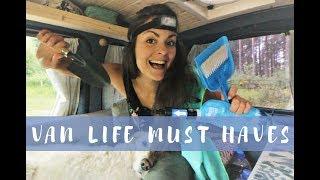 6 VAN LIFE MUST HAVES | Items I can't live without!