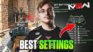 BEST PRO PLAYER CONTROLLER & GRAPHICS SETTINGS! (MW3 Best Settings)