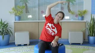 Simple Yoga Exercise With Brooke - Joe DiMaggio Children's Hospital