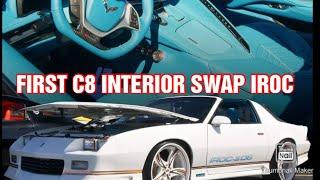 stitched by slick iroc c8 interior swap