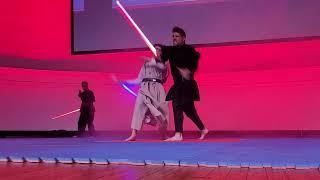 Live Lightsaber performance! World Champion Martial Artists! Nathan & Noah Fort + amazing friends!