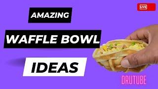 Presto Waffle Bowl Ideas #recipe #wafflebowl #waffle #shorts #breakfast