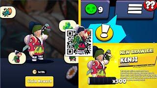 NEW! KENJI GIFT  BRAWL STARS QR CODE!  | BRAWL STARS QR CODES 2024 | BRAWL STARS NEW UPDATE