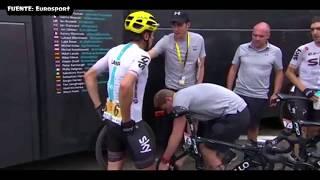 El regaño a Mikel Landa por no esperar a Chris Froome   Etapa 12   Tour de Francia 2017