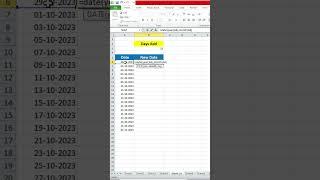 Days || How to add Days to Date in Excel || Excel formula || #excel #shorts #trending #DigitalGet