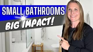 Small Bathroom Design Secrets Revealed! | Small Bathroom Design Tips 2024