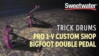 Trick Drums Pro 1-V Custom Shop Bigfoot Double Pedal Demo