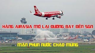 Hãng AirAsia đã mở lại đường bay tới sân bay Tân Sơn Nhất - Hàng không quốc tế liên tục có tin vui!