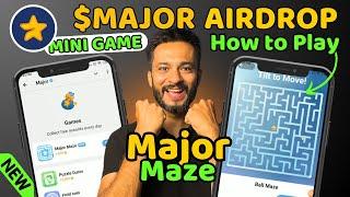 Major Maze New Mini Game | How to Play Major Maze Game on Major | Major Airdrop Big Update