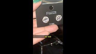 Zircons Studs / Formal Jewelry/ Trendy Jewelry/ 925 Studs Available/ Silver beautiful Studs