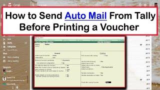 How to Enable Mail After Save option in Tally.ERP9