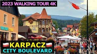 Karpacz Poland 2024 Karkonosze - Would You Enjoy 4K Summer Walking Tour With Me?