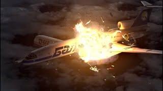 Bashkirian Airlines Flight 2937 & DHL International Aviation ME Flight 611 - Collision Animation