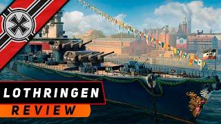 ЛИНКОР LOTHRINGEN! ЭТО ШЛИФФЕН 2.0? МИР КОРАБЛЕЙ | WORLD OF WARSHIPS!