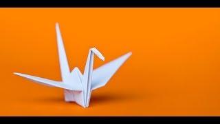 DIY Origami - ORIGAMI KRANICH FALTEN