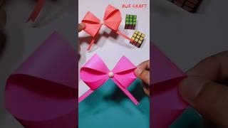 DIY Paper Bow Tie  Easy to Make #shorts #diy #origami  #papercraft @awecraft