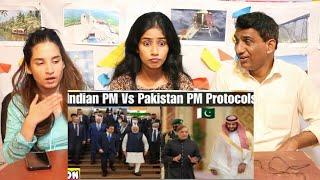 Indian PM Vs Pakistan PM Protocol And Welcome In Foreign Countries | India Vs Pakistan | Reaction!!