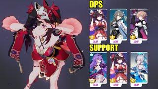 Honkai Impact 3 7.9   : Hanabi Combo team DPS + SUPPORT