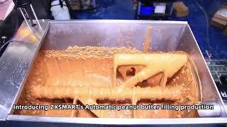 ZXSMART Peanut butter sauce filling production line#peanutbutterfillingmachines #fillingmachine