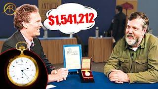 Most PRECIOUS & RARE 1914 Patek Philippe Pocket Watch | Antiques Roadshow!